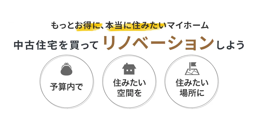 中古住宅を買ってリノベーションしよう